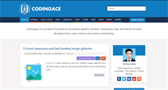 Desktop Screenshot of codingace.com