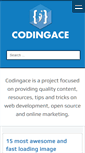 Mobile Screenshot of codingace.com